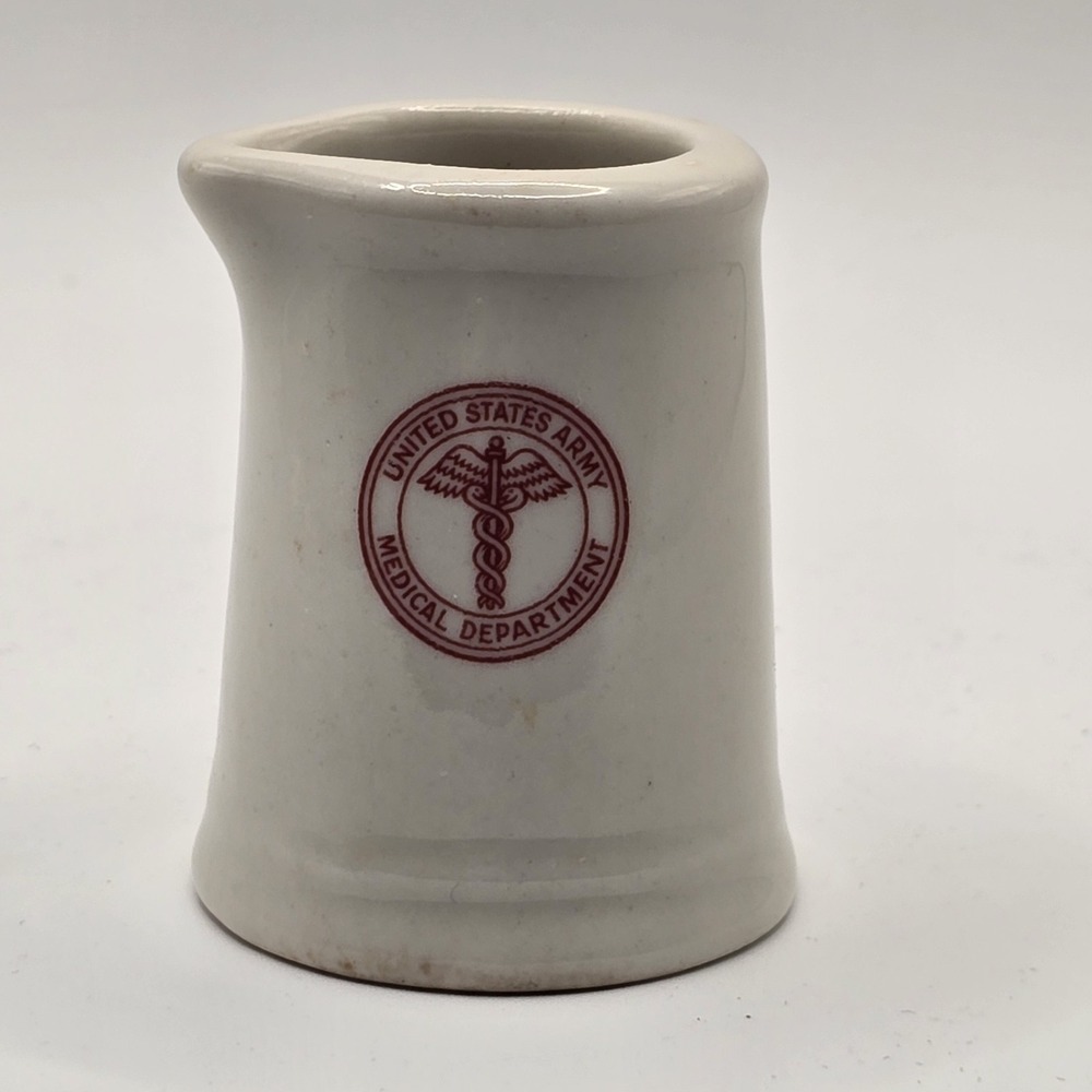 VINTAGE ROYAL CHINA (SEBRING OHIO) CREAMER US Army Medical Department